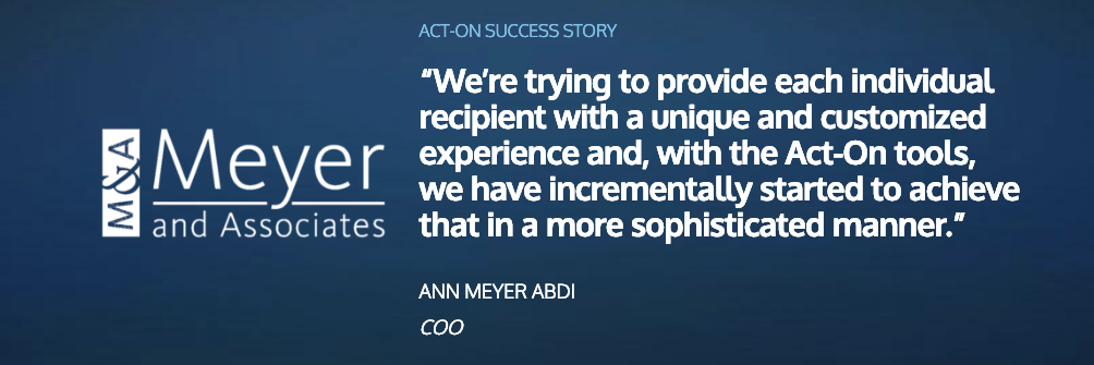 Meyer and Associates Success Story 